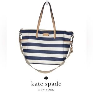 Kate Spade Wellesley Printed Adaira Large Tote/ Baby bag